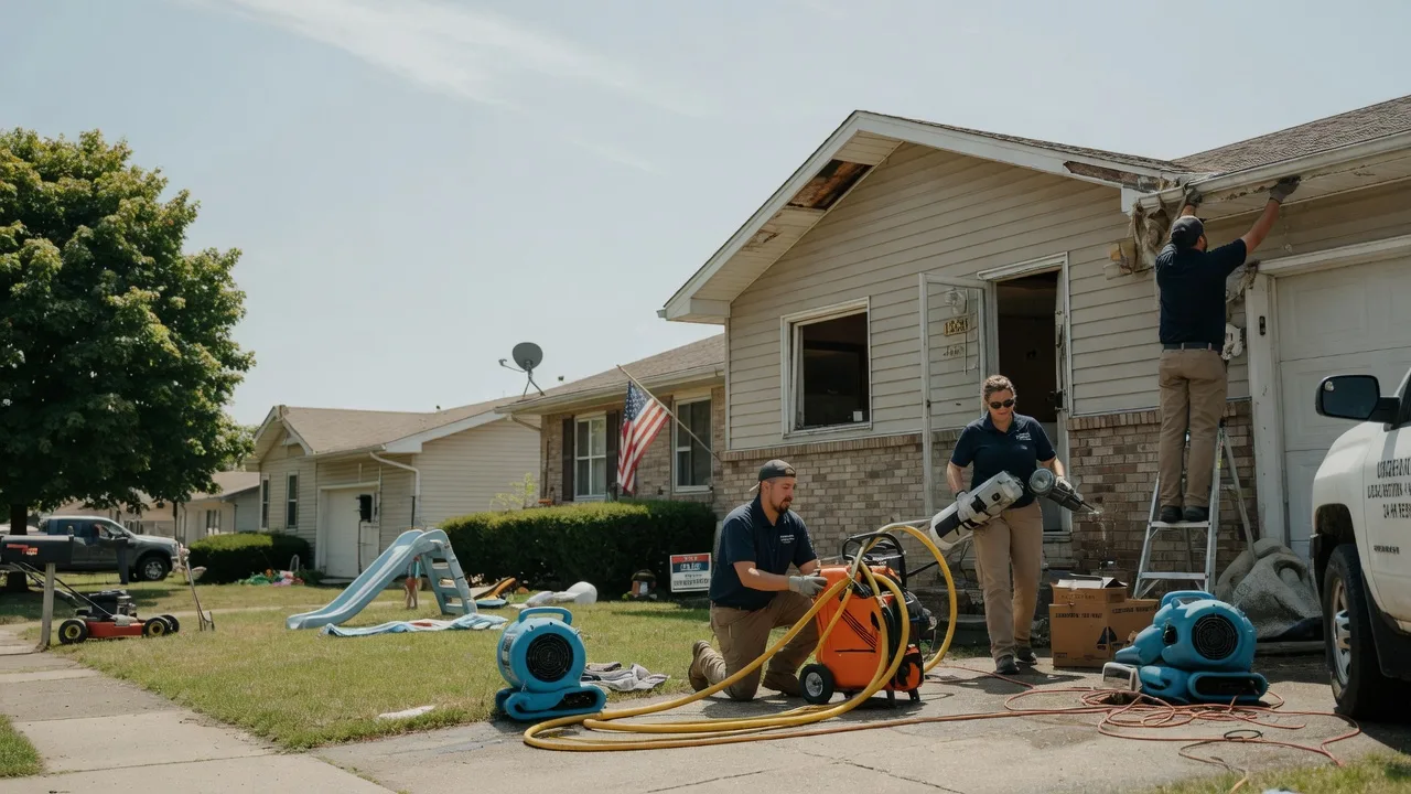 Water Damage Restoration in Bourneville, OH near me